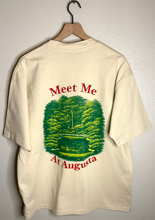 Meet Me At Augusta Tee - Cream