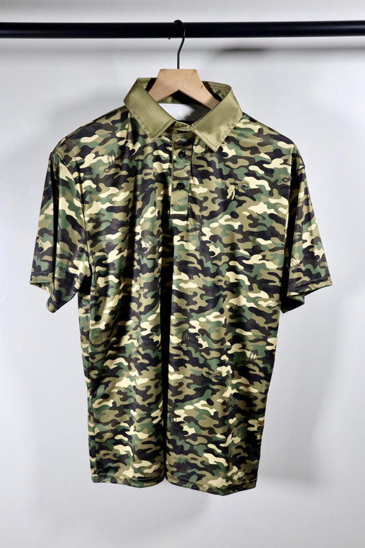 In Pursuit Camo Polo