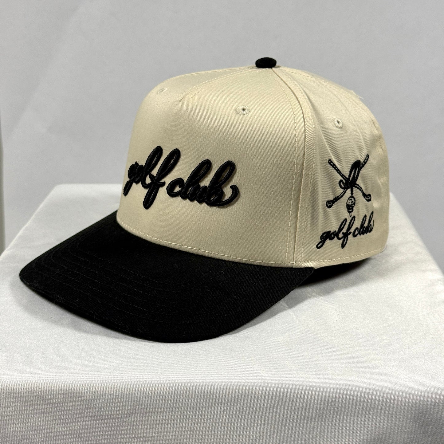 Immaculate Pieces Clubhouse Cap – Cream/Black