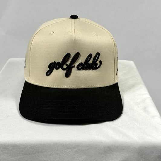Immaculate Pieces Clubhouse Cap – Cream/Black